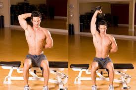 triceps oefeningen zonder gewichten